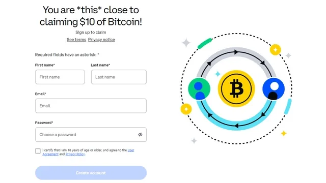 طريقة إنشاء محفظة Coinbase