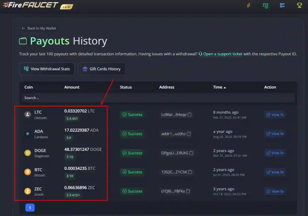 ربح عملات رقمية مجانا من موقع firefaucet