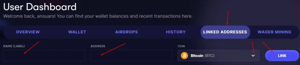ربط محفظة بايير بالفوسيت باي