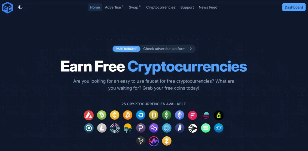 ربح البيتكوين والعملات الرقمية من موقع faucet crypto