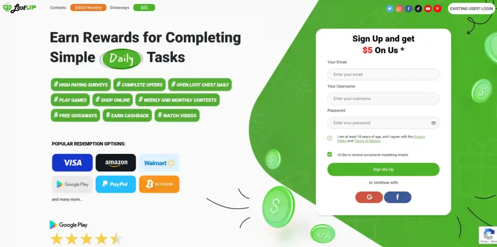 أفضل 15 موقع إستطلاعات رأي | موقع Lootup