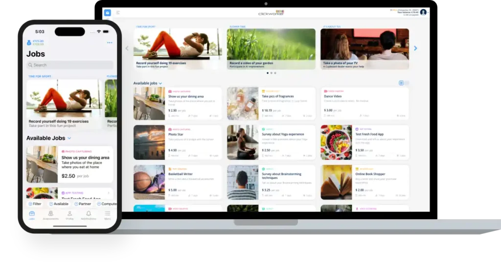 شرح موقع ClickWorker: ربح المال عن طريق القيام بمهام مصغره