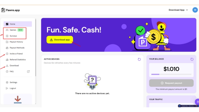 شرح تطبيق pawns app وطرق ربح منه شرح تطبيق Pawns App لربح المال
