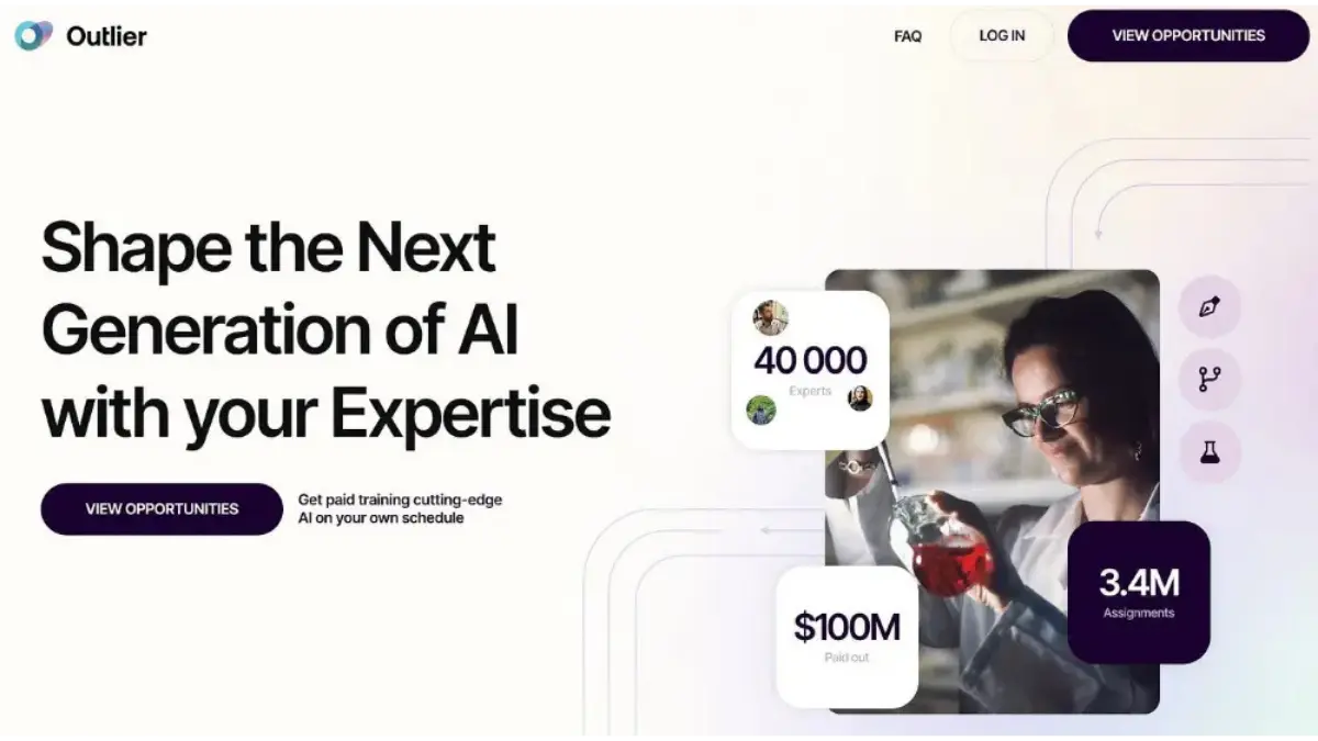 أكسب بالدولار من البيت باللغة العربية وتسجل ازاي وايه هو الشغل شرح موقع اوتلير outlier AI