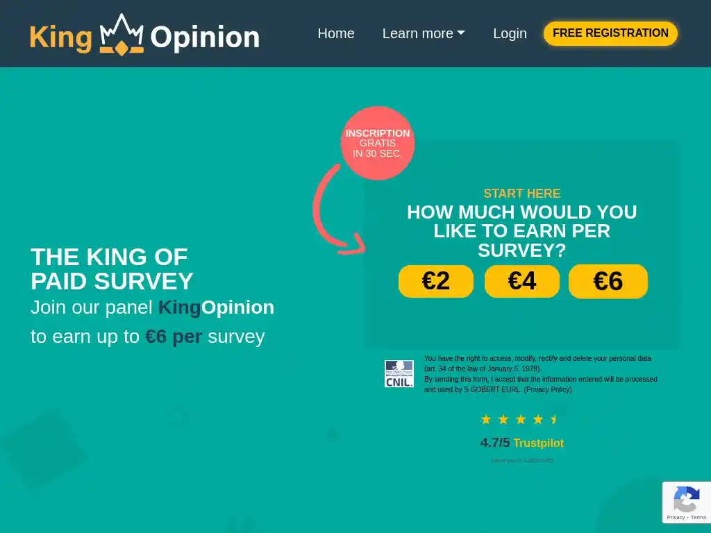 شرح موقع KingOpinion للربح من الاستطلاعات والإحالات خطوة بخطوة