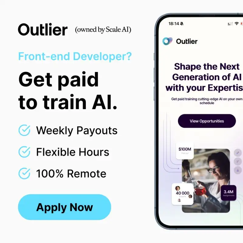 شرح شامل: طريقة التقديم على موقع Outlier AI وسحب أرباح تصل إلى 30 دولار في الساعه