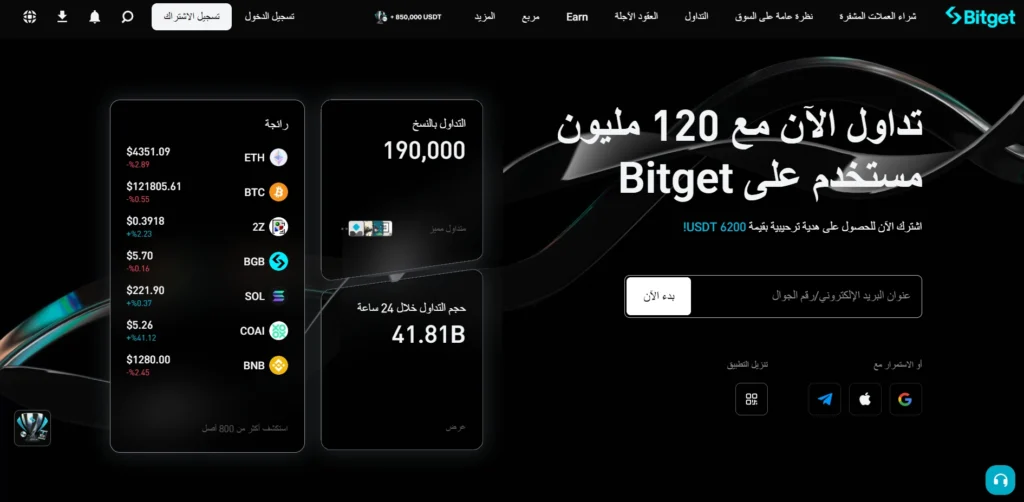 شرح منصة bitget خطوة بخطوة
