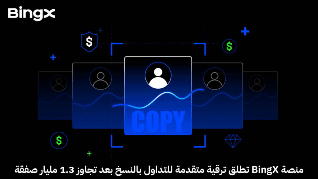 BingX تكشف عن ترقية متقدمة للتداول بالنسخ بعد تجاوز 1.3 مليار صفقة منسوخة عالمياً
