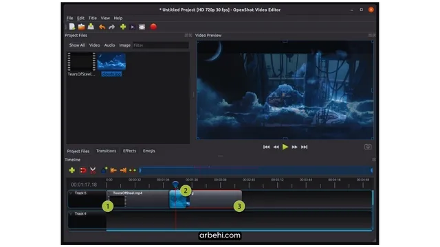 شرح برنامج Openshot